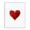 Stupell Industries Cluster of Hearts Shape Framed Giclee, design by Christine Simpson Art
